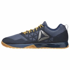 Reebok CrossFit Nano 6.0 Denim Crossfit Schuhe Herren - Navy/Königsblau/Schwarz - DE 984-VQR